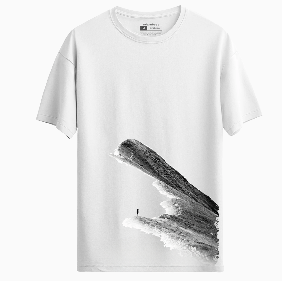 Erkek Oversize Touch the Sky T-shirt